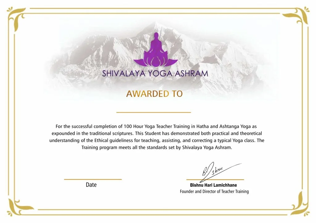 shivalaya yoga ashram certificate 100 hrs copy 1024x724