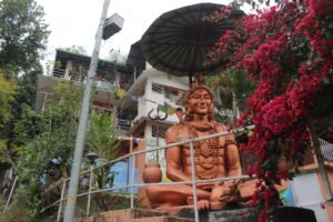 status of Lord shiva at shivalaya pokhara nepal