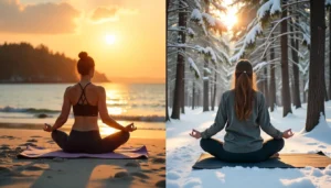 Summer vs Winter Yoga Retreats in pokhara