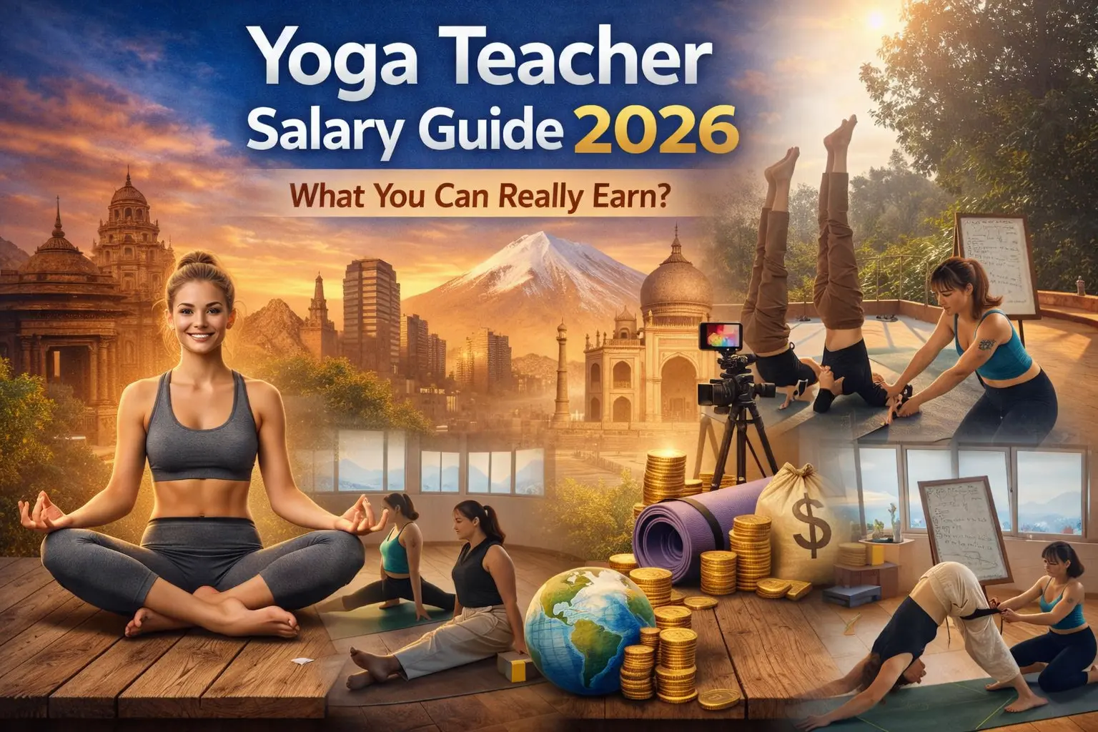 Yoga Teacher Salary Country Wise