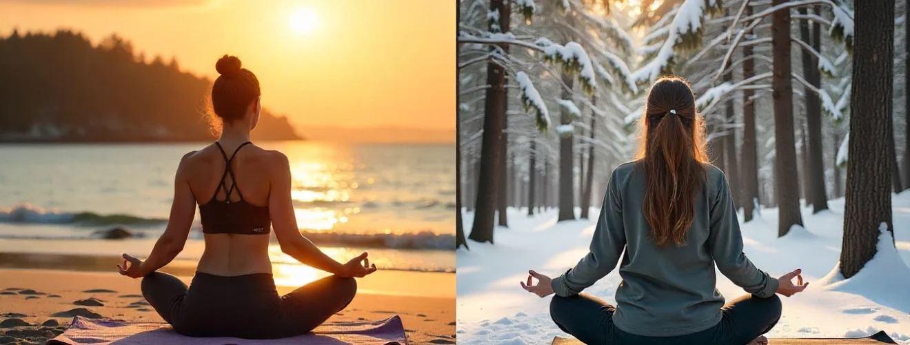 Summer vs Winter Yoga Retreats in pokhara