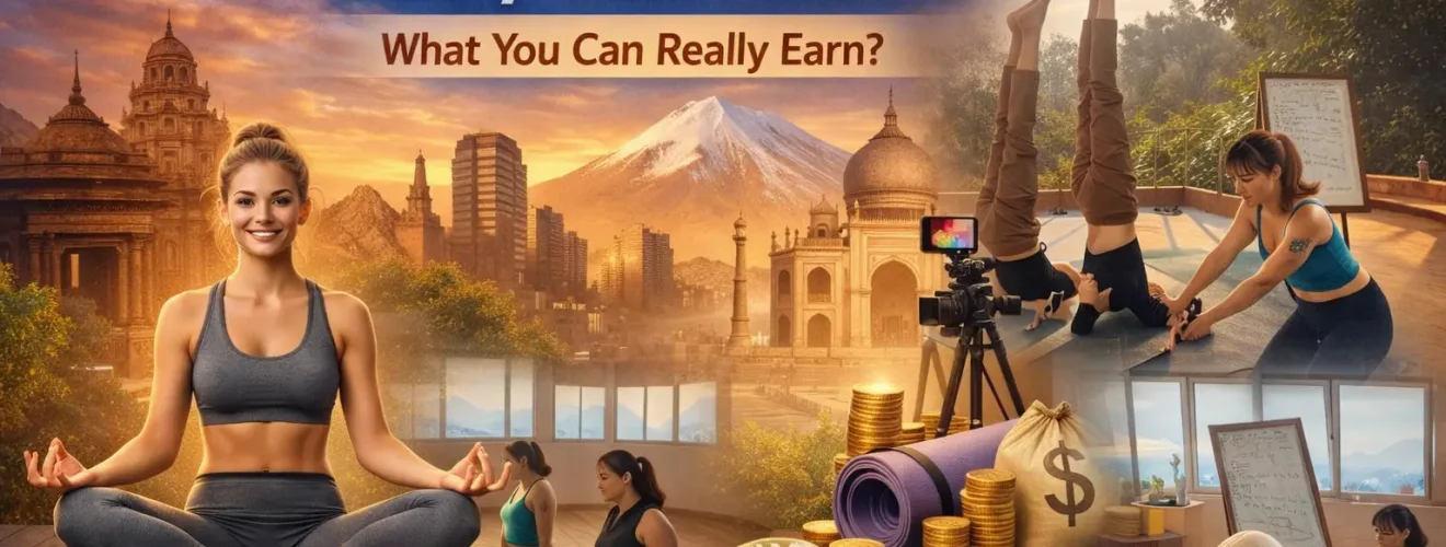 Yoga Teacher Salary Country Wise