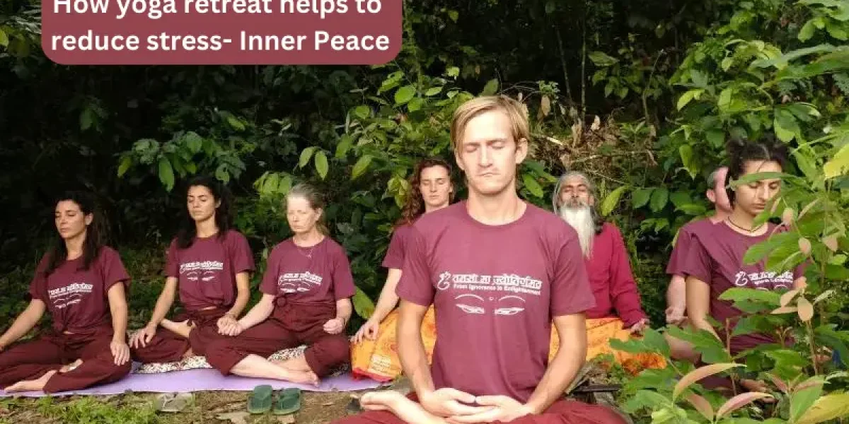 yoga retreat helps to reduce stress